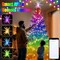 Christmas Star Tree Topper, 15.8" Smart Star Tree Top of Crystal-Like 3D Polygonal Shell, Light Tree top w/Remote Control/App, Music Sync RGB Color Changing Control LED Christmas Light, 36 Lights